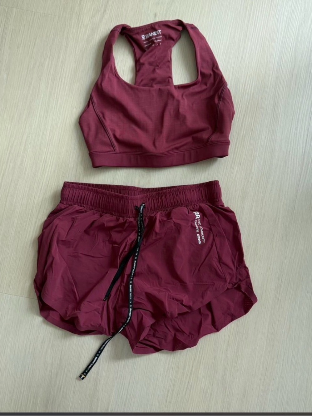 Bandit Gridlock Sports Bra & Running Shorts Set